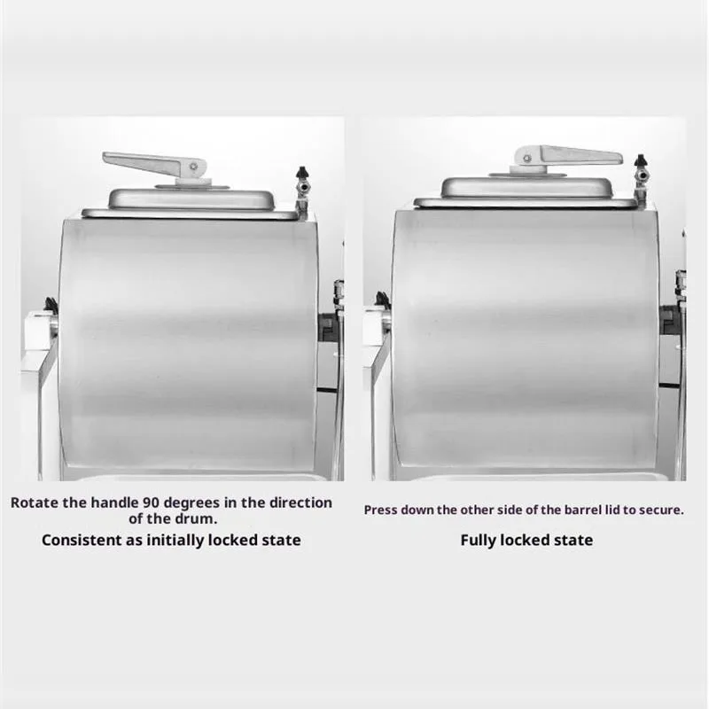 Mesin Pengaduk Bumbu Otomatis untuk Daging Kambing dan Ayam, Penggiling dan Penguleni Daging yang Di-Vakum