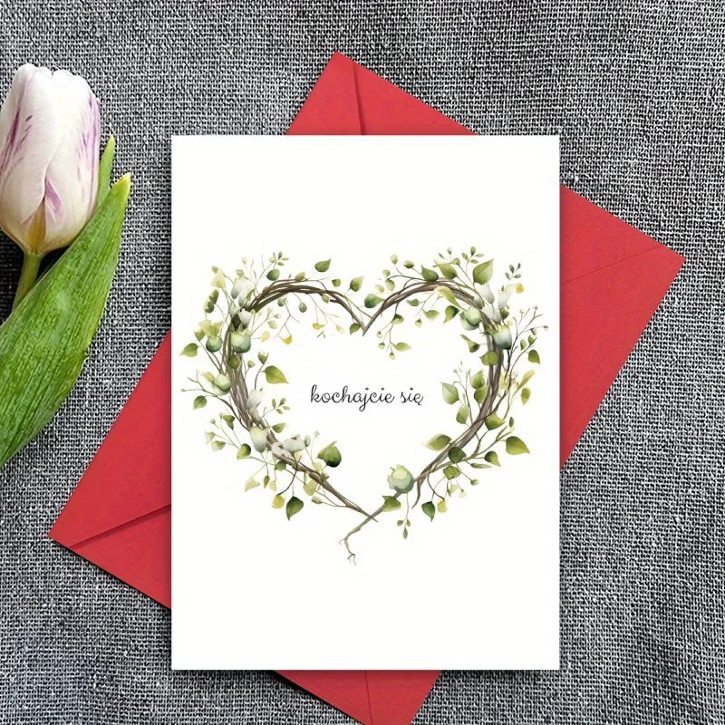 Polish Wedding Card, a Romantic Gift for Newlyweds, Bride, Groom, Partner, Engagement and Wedding Day, Congratulations