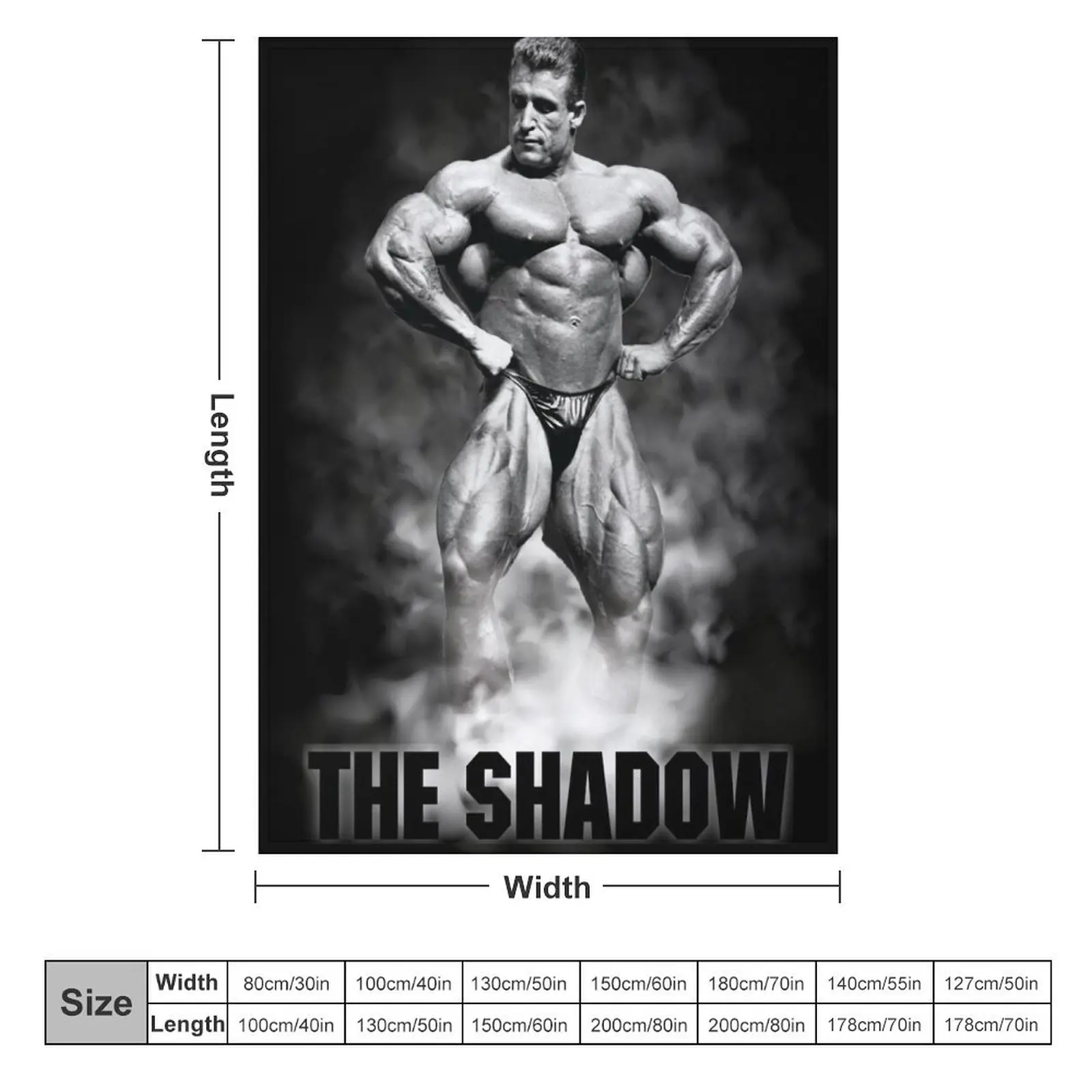 Dorian Yates The Shadow Throw Blanket blankets ands Flannel Blankets