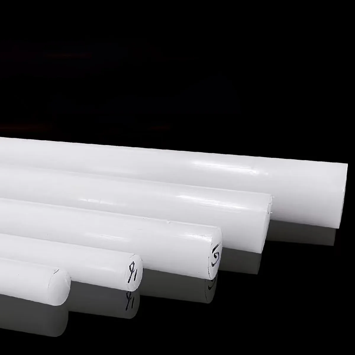 1Pcs White Polyamide Stick PA6 Pure Nylon Rods Wear Resistant Rod Diameter 10mm~55mm Bar For Machining Length 50cm