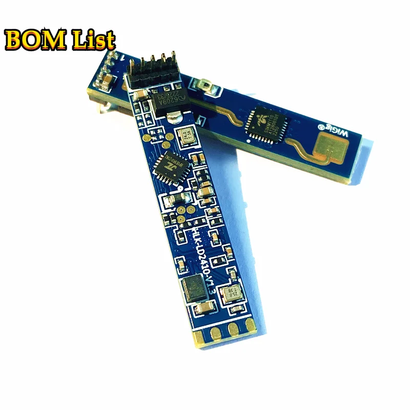 HLK-LD2410B LD2410B BLE 24G Microwave mmWave human presence Radar Wireless Module Motion Sensor