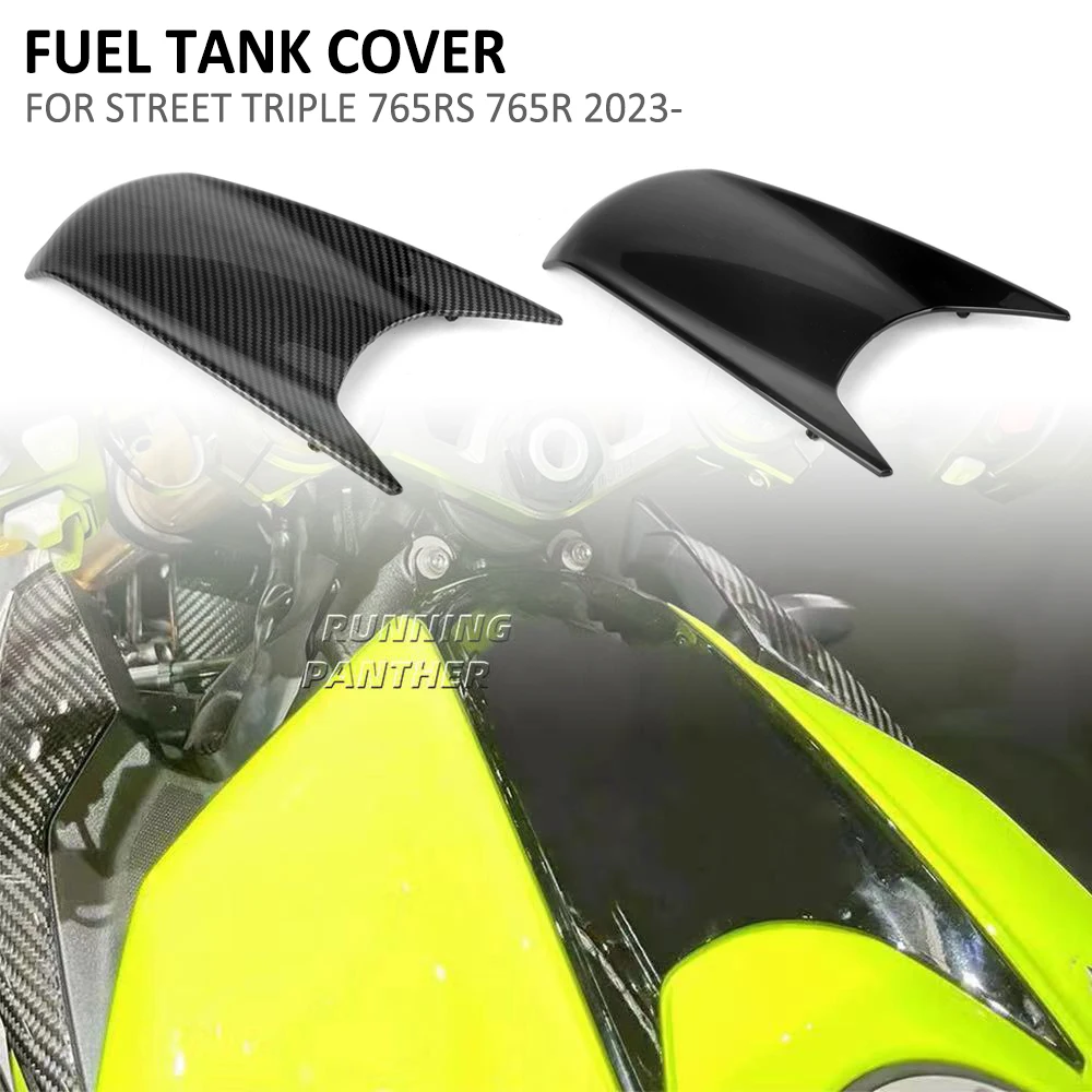 For Street Triple 765 R RS 765R 765RS Moto2 2023 2024 Motorcycle Fuel Tank Air Box Front Upper Cover Carbon Fiber Fairing Cowl