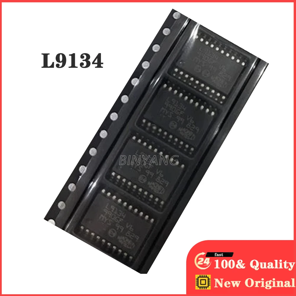 5PCS 100% New Original L9134 SOP-20 SMD IC car engine ignition driver IC chip for Volkswagen Skoda