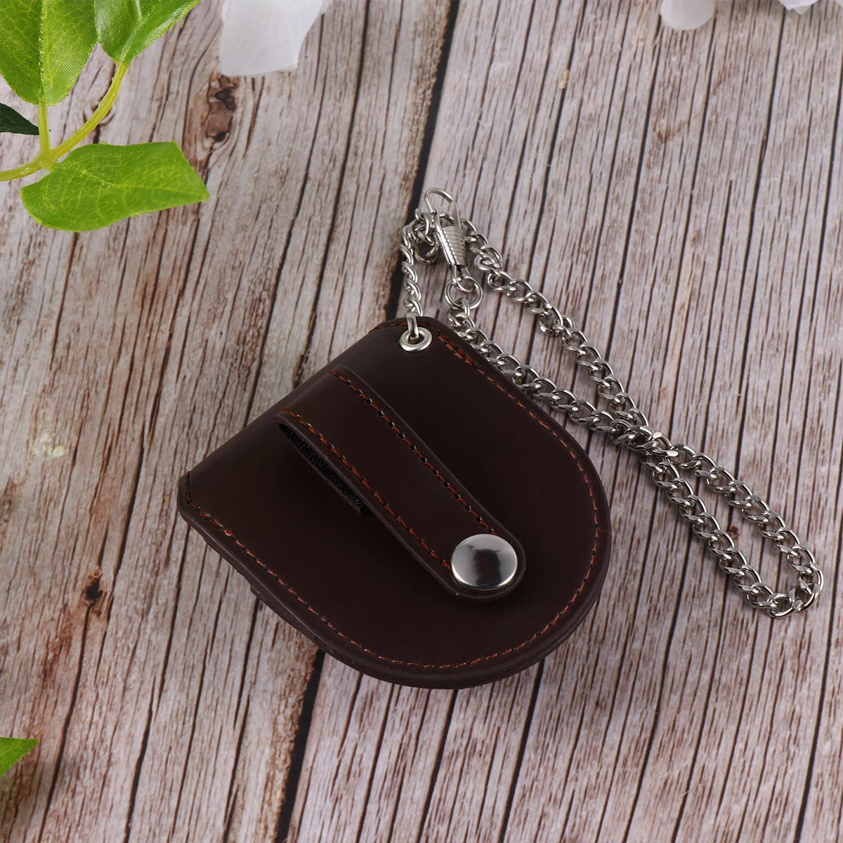 

Vintage Pocket Cover Durable Sleeve Waterproof Scratch Resistant Storage Case Men Classic Design With White Chain Cover