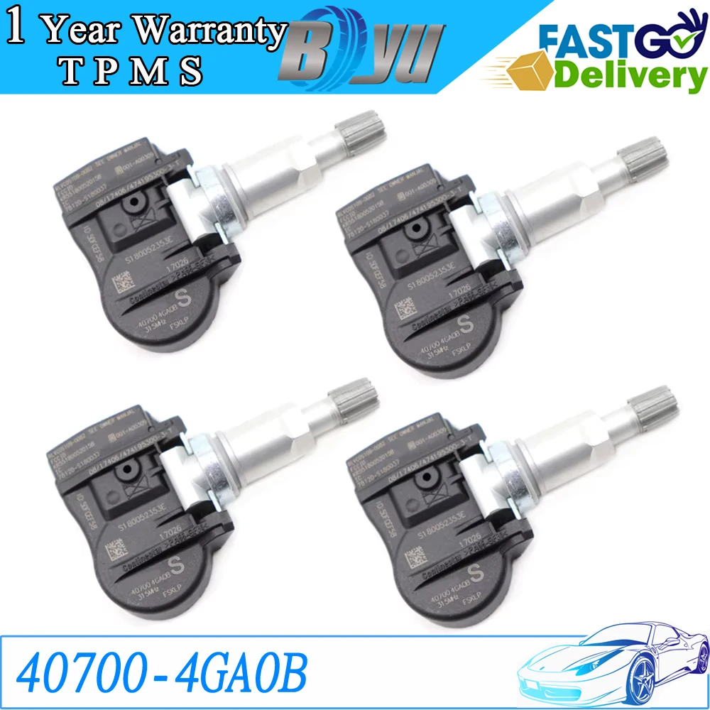 

Новый автомобильный датчик давления в шинах TPMS для Nissan Infiniti Q50 3,5 л 3,7 л 2014-2016 315 МГц 40700-4GA0A 40700-4GA0B 407004 GA0A