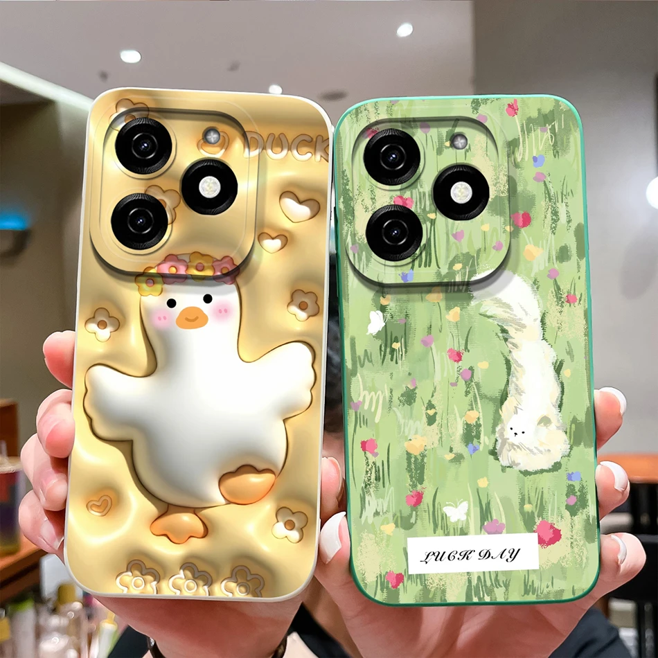 For infinix Smart 8 Pro Plus Phone Case Leisure Coconut Tree Full Protection Back Cover For infinix Smart8 HD Soft Liquid Bumper