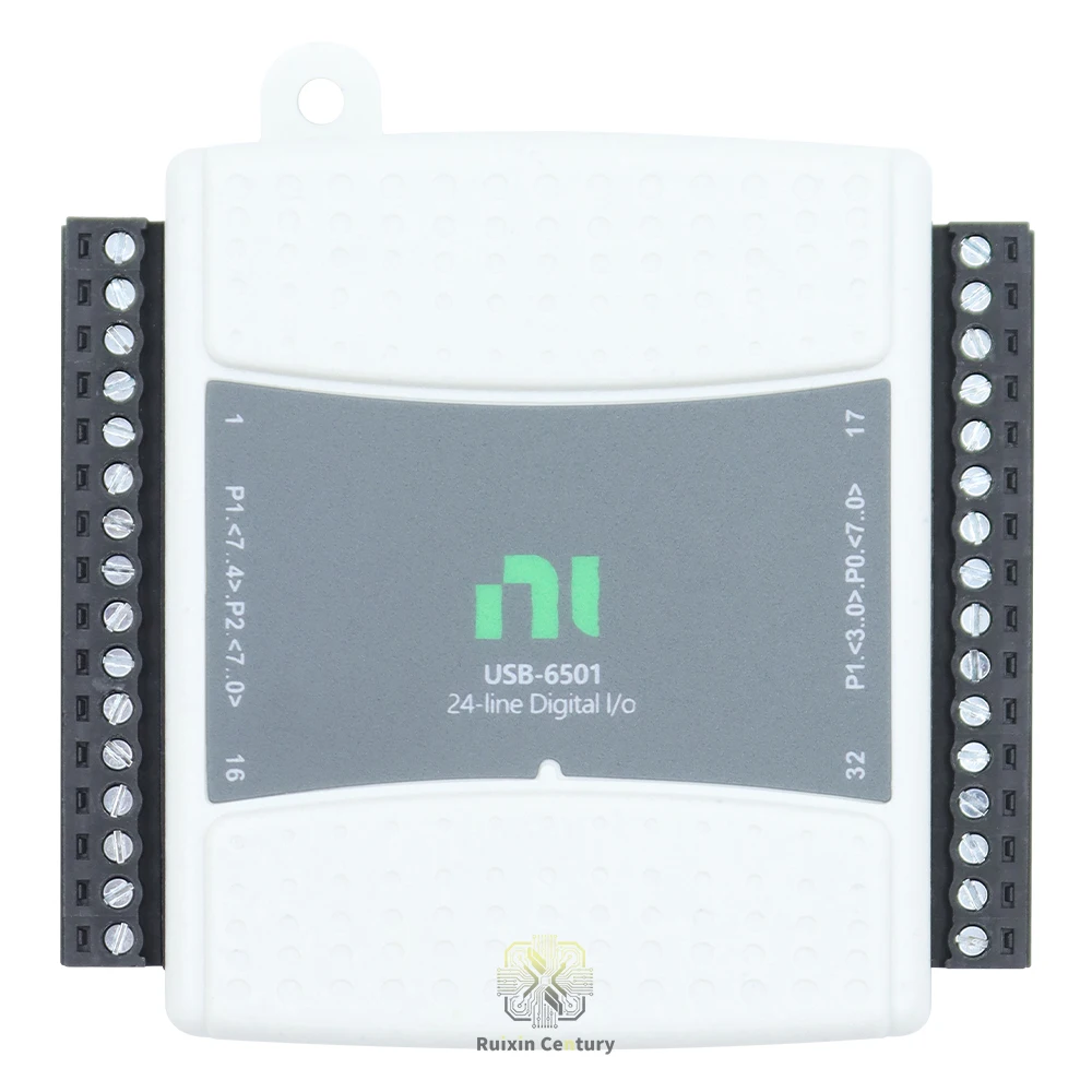 FOR NI USB-6501 779205-01 USB Digital I/O Device/Data Acquisition Card 24-Channel 8.5mA 32-Bit Counter Bus-Powered 0-5V Genuine