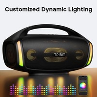 Tribit 200W Wireless Speaker StormBox Blast 2 Portable Speaker Subwoofer XBass LED Light IP67 30H Playtime TWS Pairing
