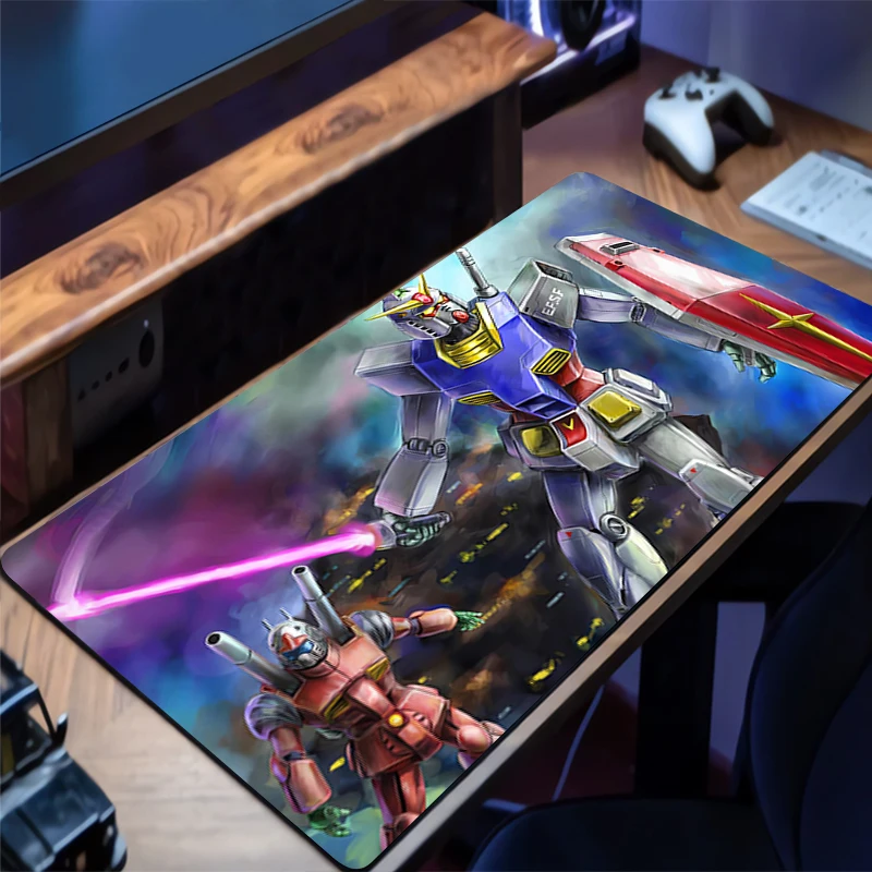 

Mousepad Mechanical Warrior RX-78-2 Gundam Rubber Desk Mat HD Keyboard Pad Extended Pad Non Slip Desk Mouse Mat Gaming Mouse Pad