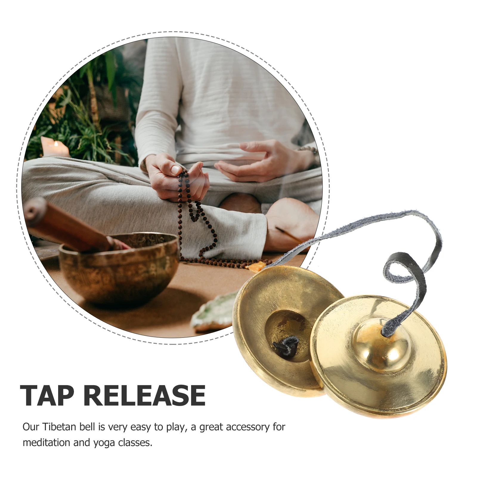 

Copper Finger Cymbals Small Crash Percussion H Adults Meditation Bell Straps Set Yoga Gifts Family Friends Holiday Portable Size