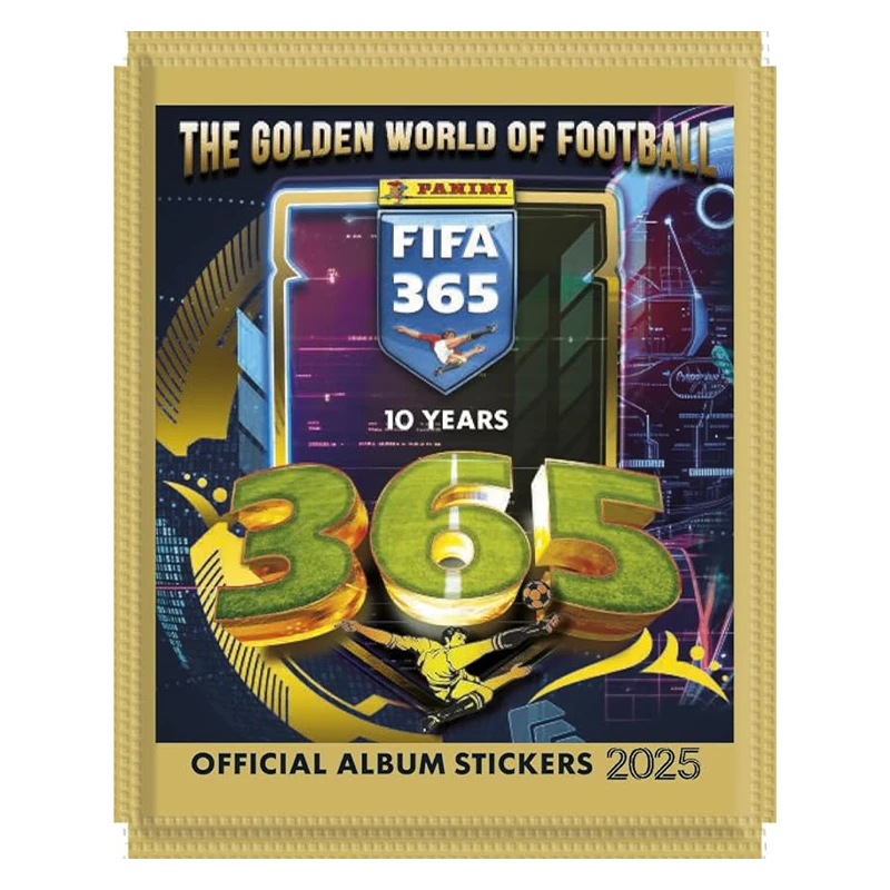 بانيني فيفا 365 2025 صندوق مكون من 36 كيسًا و5 ملصقات و180 ملصقًا إجماليًا #2