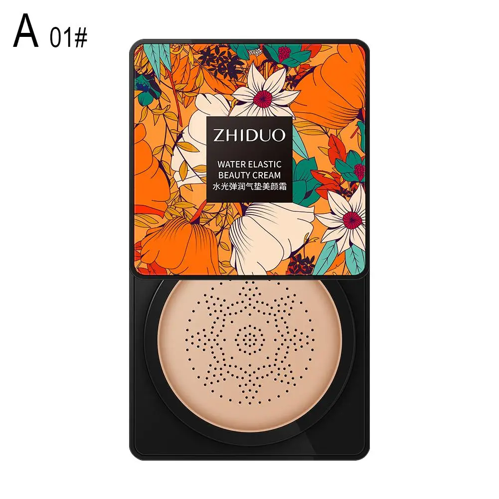 BB Air Cushion Foundation Mushroom Head CC Cream Concealer Waterproof Makeup Brighten Cosmetic Face Whitening Moisturizing S4W0