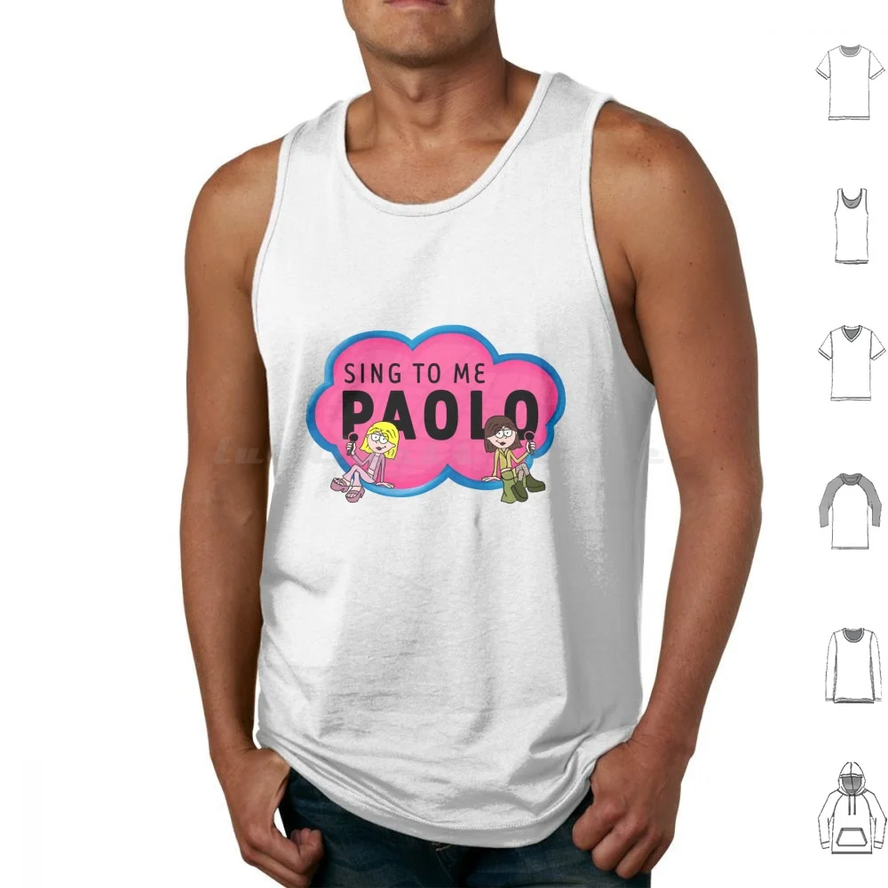 Lizzie Mcguire Movie Tank Tops Vest Sleeveless Lizzie Mcguire Dcom Paolo Isabella Hey Now Channel Lizzie Mcguire Italy