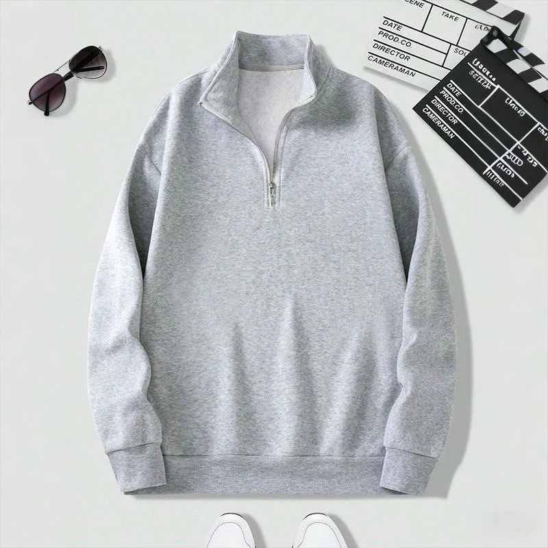 

Half Zip Pullover Sweatshirt Women's Spring Season Animal Patterned Comfortable Fit Cross-Border Unbranded Sweatshirt