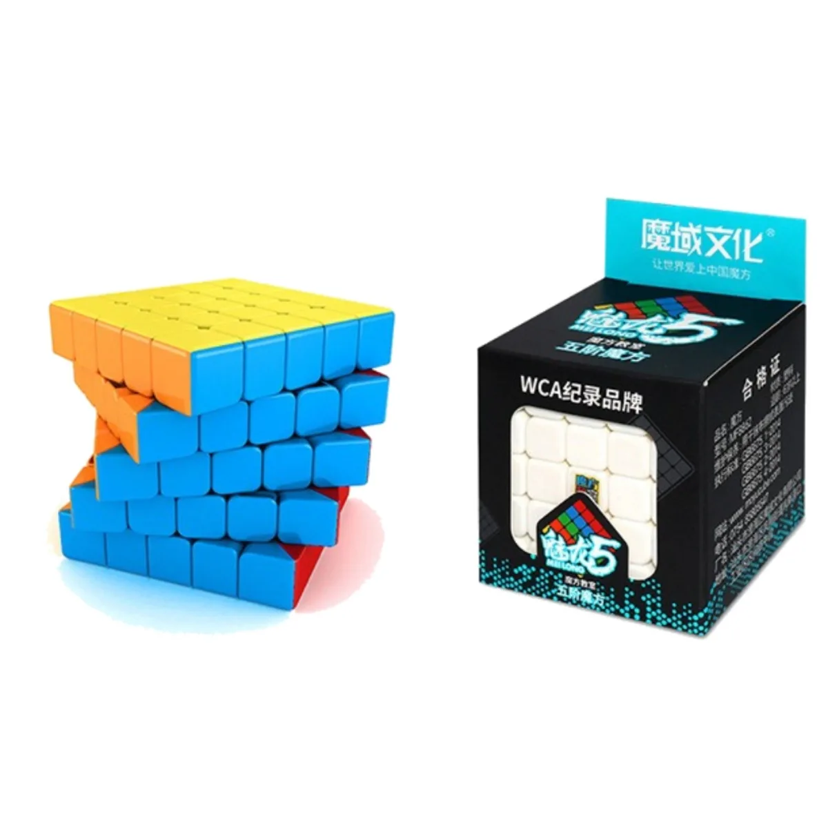 Moyu Meilong Magic Cubes 4x4 i 3x3 Professional Speed – Edukacyjne zabawki dla dzieci Fidget Cubo Magico Puzzle antystresowe Prezent