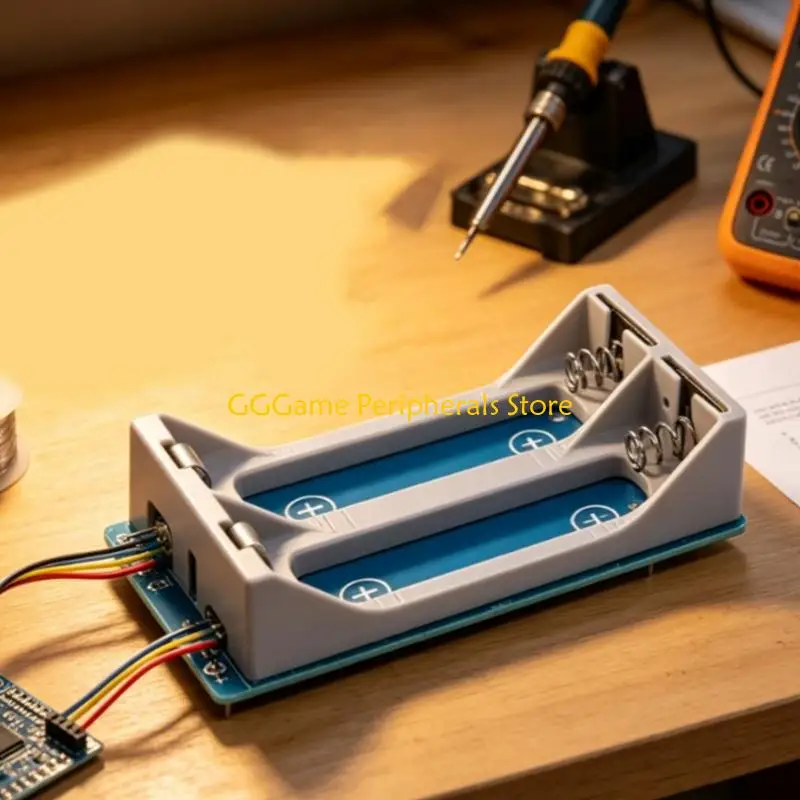 U55B 18650 21700 Battery Holder with 2 Bays for Home Battery Work