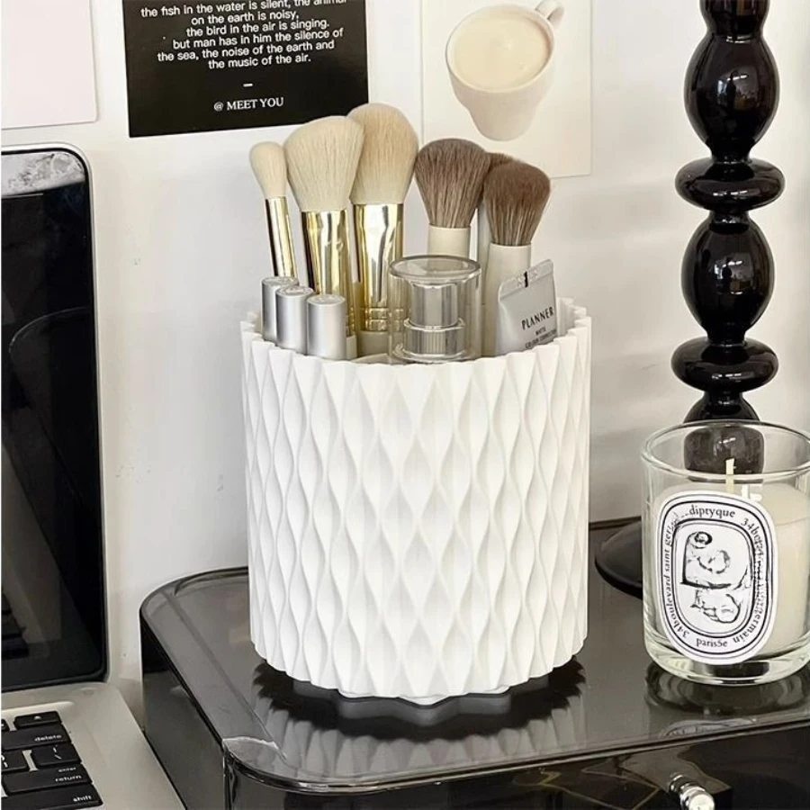 Makeup brush storage container Storage box Rotating brush bucket