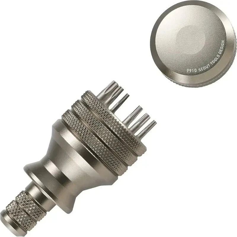 New CR 9910 The Metallic Texture Is Overwhelming 6-in-1 Screwdriver Wheel Efficiency Doubles Screw Patch DIY Handmade Screw