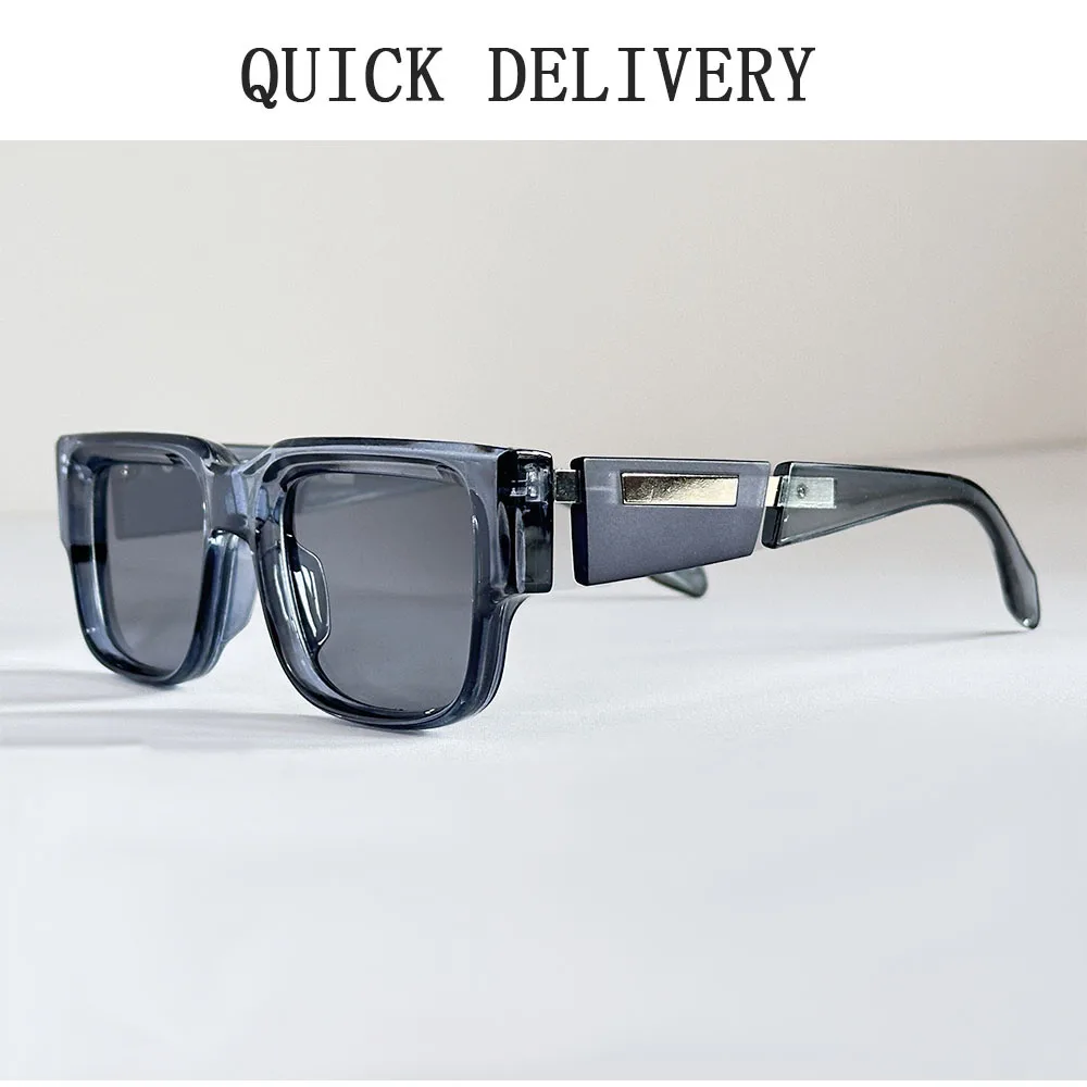 Neue Quadrat Sonnenbrille Männer Luxus Sonnenbrille Frauen Vintage-Mode Gläser Sommer Urlaub Gafas De Sol Hombre Lunette Soleil Femme – Detail 7