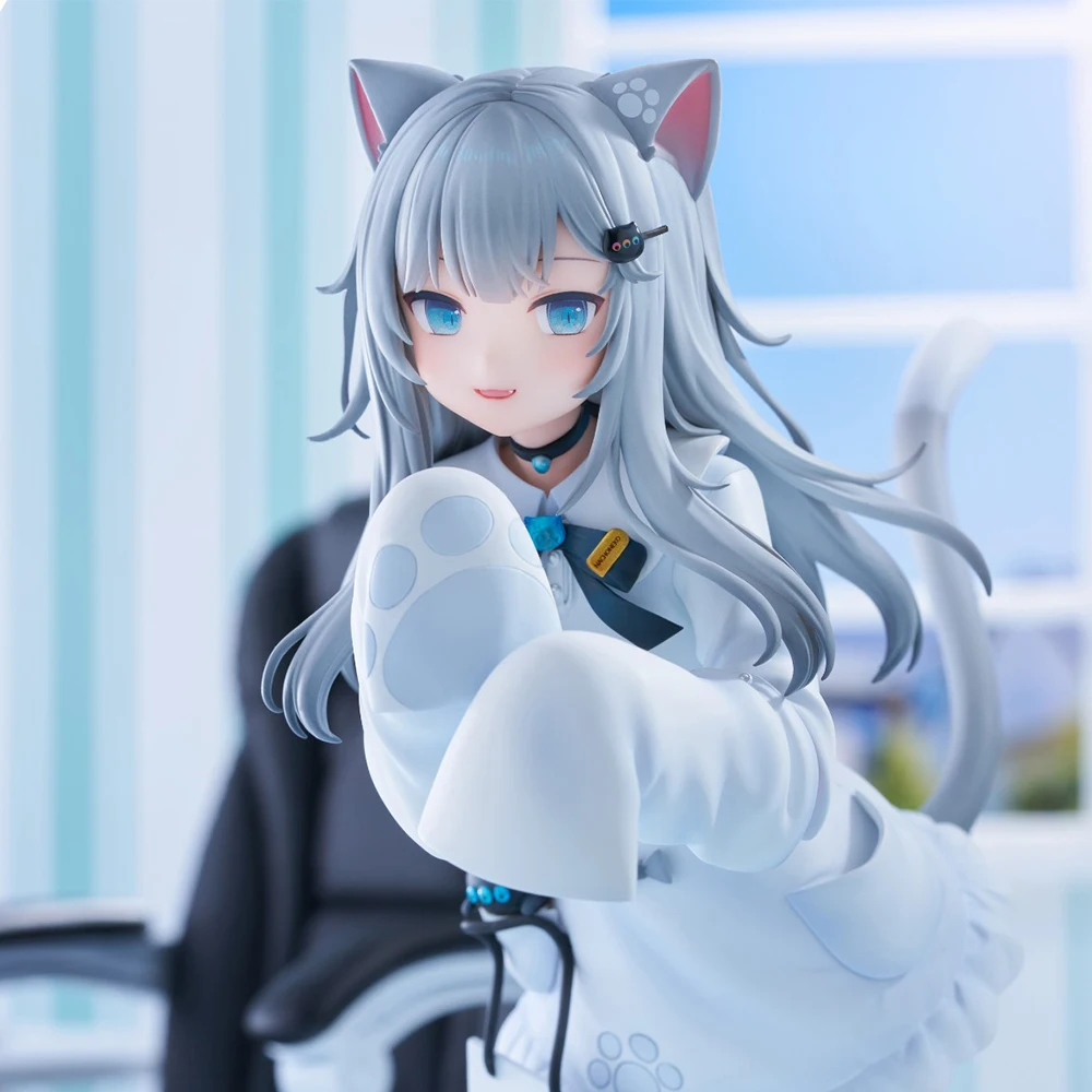 Originele illustratie figuur Nachoneko Figuur Stand Animatie Model Speelgoed volwassen Nacho Neko figuur PVC beelden ornament geschenken 22cm