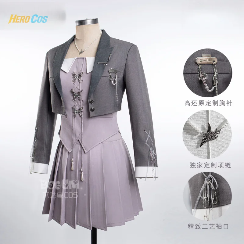 

Game Love and Deepspace Heroine Cosplay Costume Uniform Dress Halloween Party Role Play Outfit Women HERO Cos