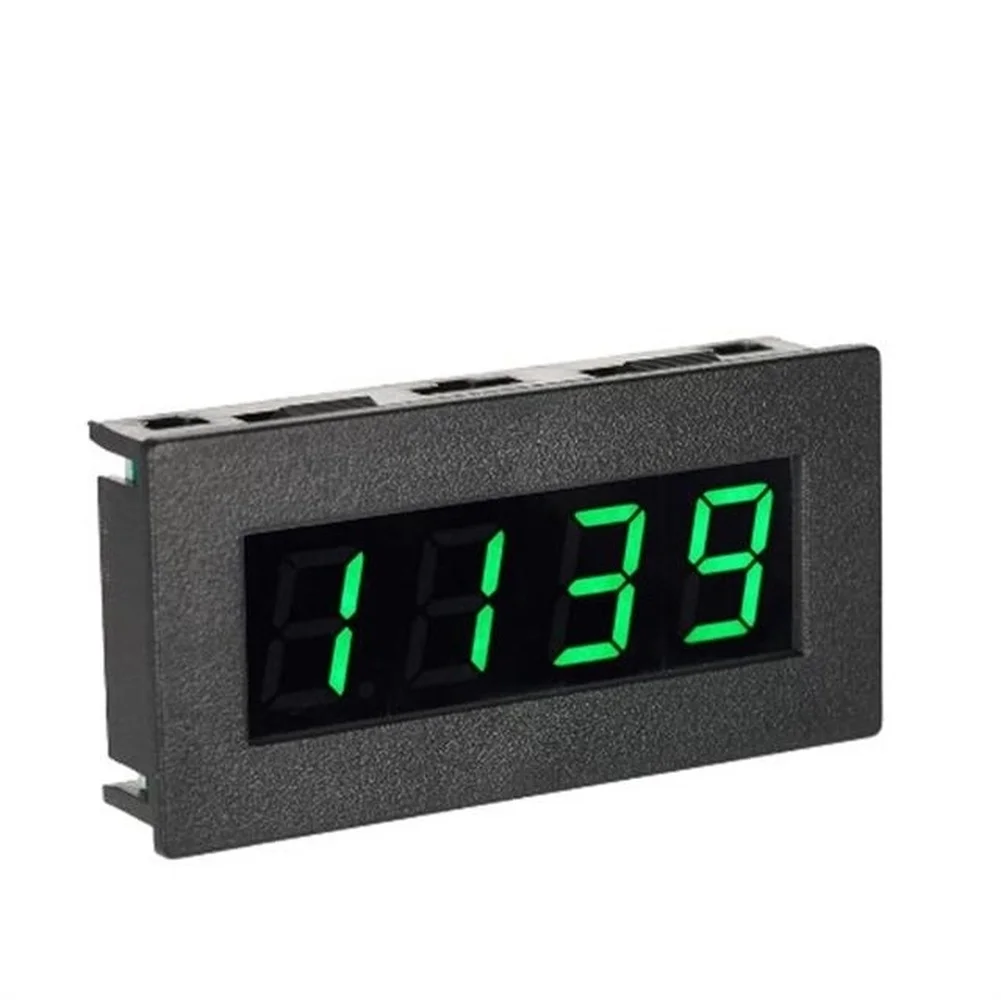 1pc 0.56 Inch 4 Digit LED Digital Tachometer RPM Meter With Blue Green Red Display Speedometer Rotary Counter