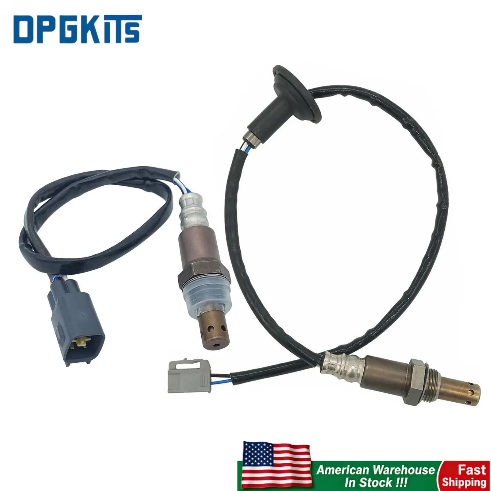 

DPGKITS 2Pcs Upstream&Downstream Oxygen O2 Sensor 234-4800 234-4233 For Toyota Corolla 2003-2004 1.8L For PONTIAC VIBE