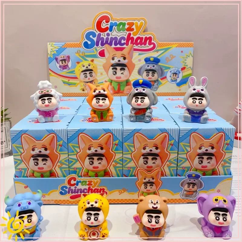 

Generic Cartoon Animal Shin-chan Collectible Blind Bag Mini Figure Diy Keychain Pendant Desktop Decor Ornament Accessory