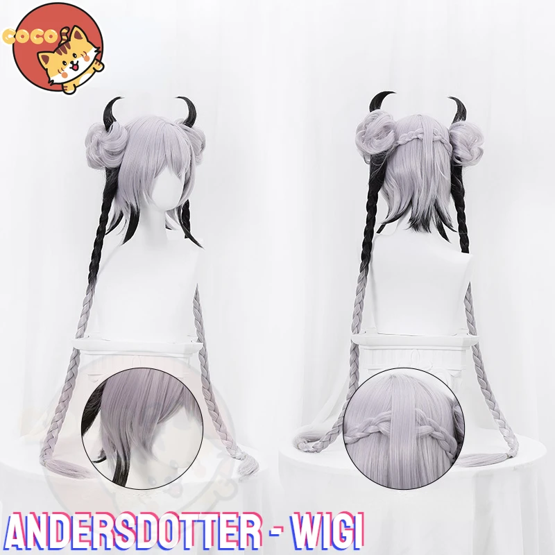 Andersdotter Cosplay Wig Game Genshin Impact Codename M Cosplay Andersdotter Wig Halloween Cosplay Wig 92cm Long Wig CoCos