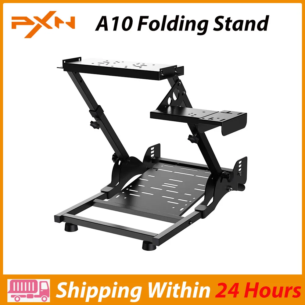 

PXN A10 Racing Wheel Stand for PC - Simulator Cockpit Steering Wheel Stand Fit for V9 V9 GEN2 V10 V99 V12 Lite G25 G27 G29 G920