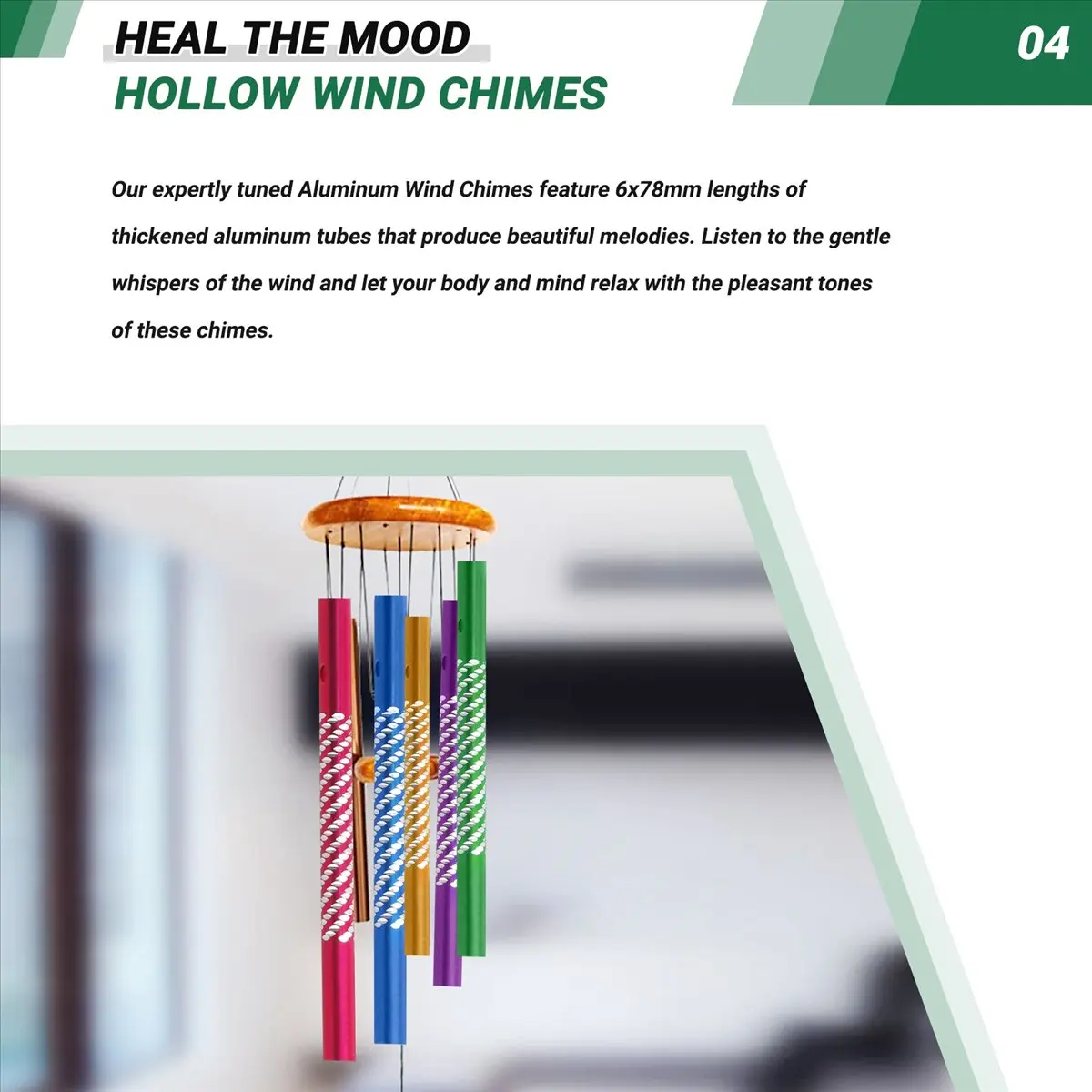 [MEGAL SALE]100Pcs DIY Wind Chim Hollow Wind Spinners Tube Wind Chime for DIY Aluminum Metal Tube Vocalize