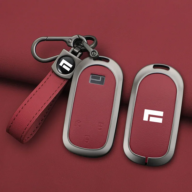 3 Buttons Car Key Case Cover Protective Shell Fob For 2023 Geely ROX 01 For BAIC Polestone 01 JISHI 01 Car Interior Accessories