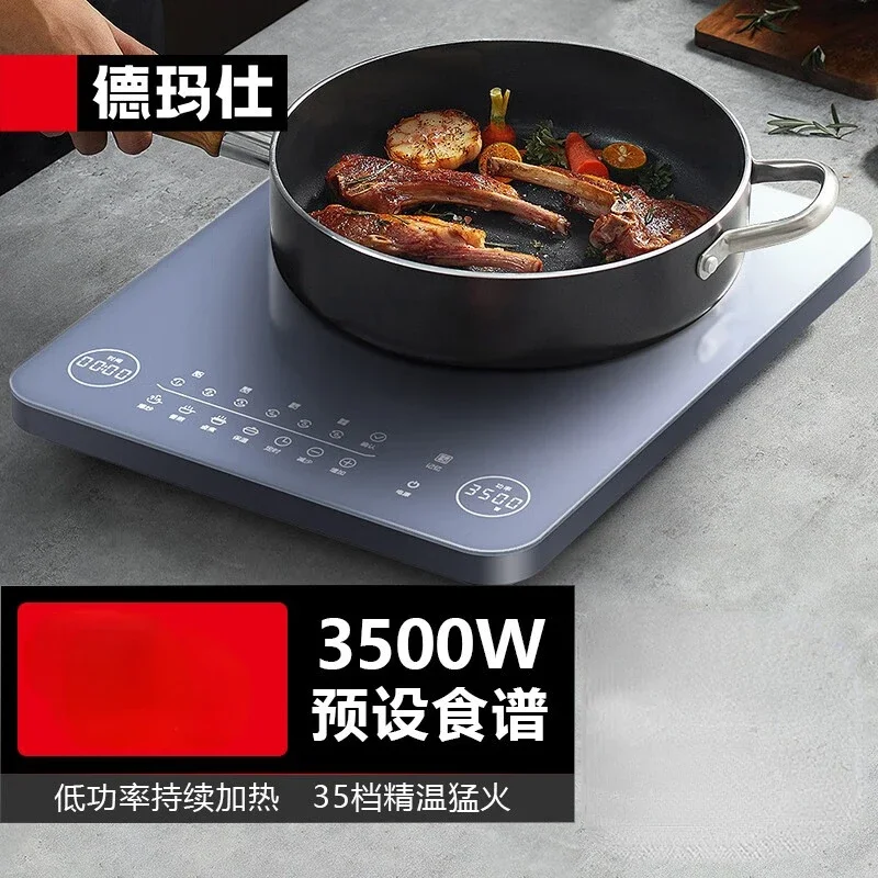 

Demas 3500W High-power Induction Cooker, High-power Flat Electric Stove, Hotel Home Cooking, Ultra-thin Induction Cooktop