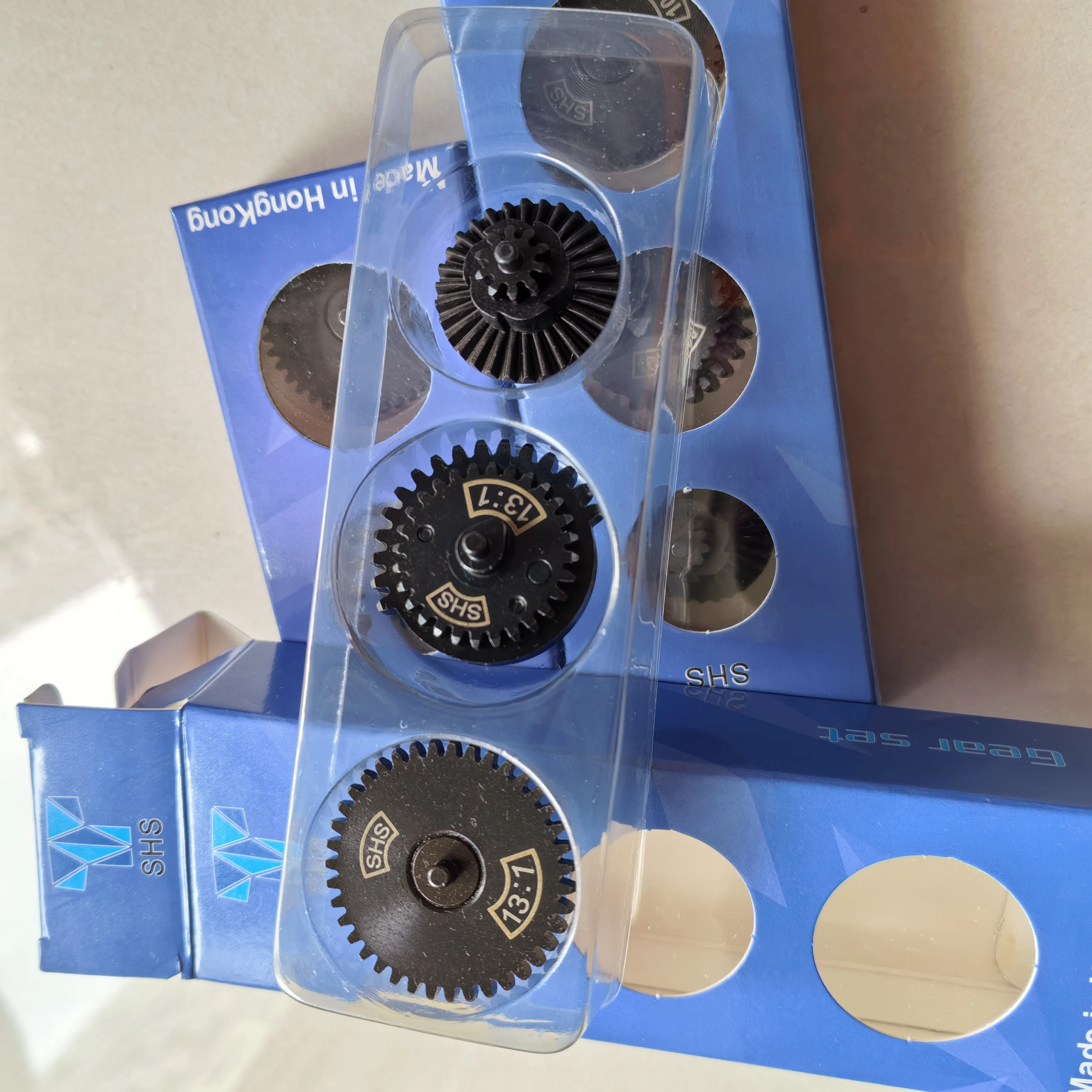 SHS الأصلي CNC الصلب قطع عزم الدوران عالية السرعة مجموعة تروس ل Ver.2/3 AEG EBB علبة التروس 12:1 13:1 16:1 18:1 32:1 100:200 100:300 #2