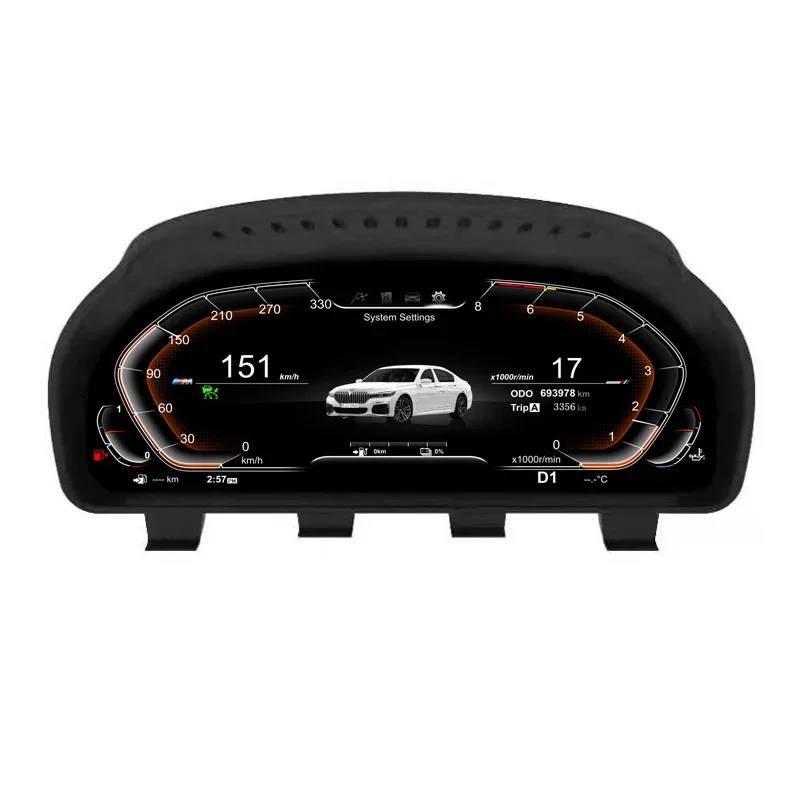 Plug and Play Virtual Cockpit for  b mw 5 Series F10 F11 X3 F25 X5 F15 Digital Speed Cluster Screen Dashboard Meter