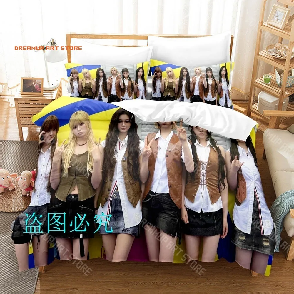 2026 3D Print NMIXX Celebrity Album Lily Jin Morrow Bedding Set Single Twin Full Queen King Size Bed Set Adult Kid Bedroom Duvet
