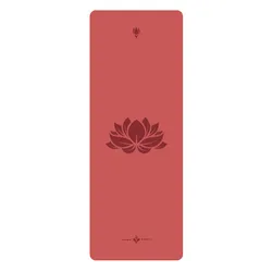 Zen Rhyme Natural Rubber Pu Yoga Mat Sweat-Absorbent Non-Slip Simple Wholesale Workout Gym Gymnastic Exercise Fitness Meditation