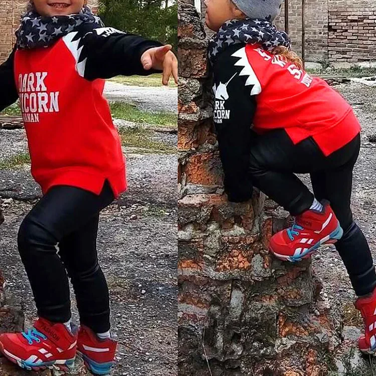 Kinder Mädchen Pu Leder Winter Legging Fower Warme Kinder Legging Herbst Winter Dicke Baby Hosen Hosen 3-12 Jahre – Detail 8