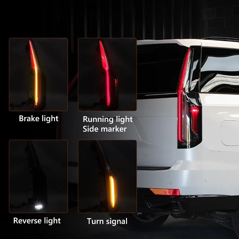 

Задний фонарь стоп-сигнала для Cadillac Escalade ESV 2021-2024, светодиодный, правый (пассажирская сторона), в сборе, Plug and Play