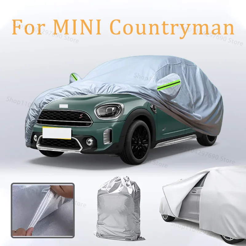 

Car Cover For MINI Countryman Protection Sunscreen Heat Insulation Dust Cover Resistant Scratch Car Door Zipper Auto Accessories