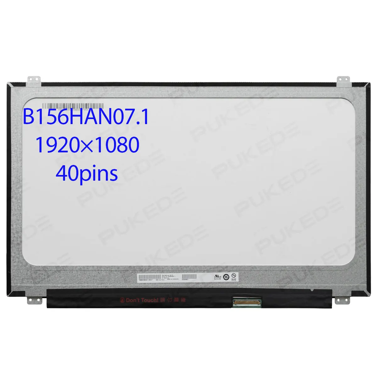 

For Acer Predator Helios 300 Ph315 51 15.6''inch 144HZ FHD LCD Screen Display IPS Panel Matrix 40pin B156HAN07.1 B156HAN07.0