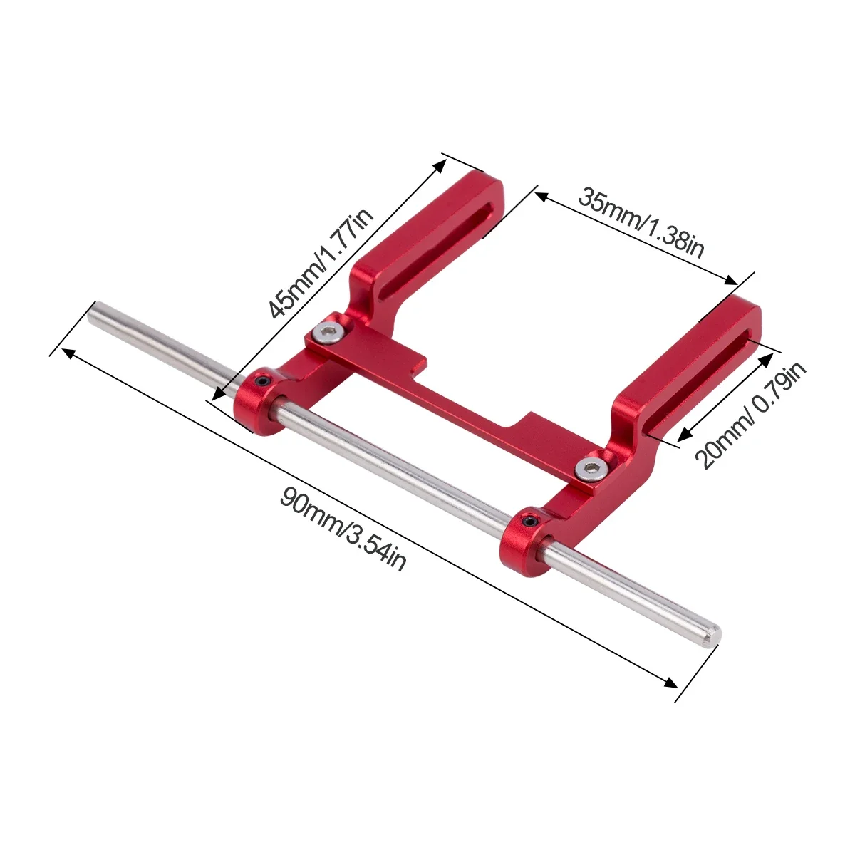 TRX4M aluminiowy przedni zderzak dla 1/18 zdalnie sterowany samochód gąsienicowy TRX-4M obrońca/Bronco akcesoria ulepsza części