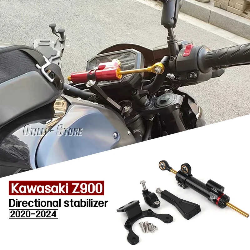 Amortiguador estabilizador de dirección para motocicleta, Kit de soporte de montaje para Kawasaki Z 900, z900, Z900, 2020, 2021,