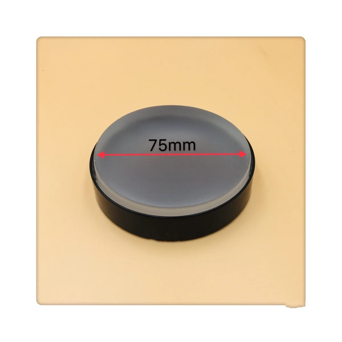 Almofada de plástico grande para relógio, manutenção do reparo do movimento, W1767, 75mm