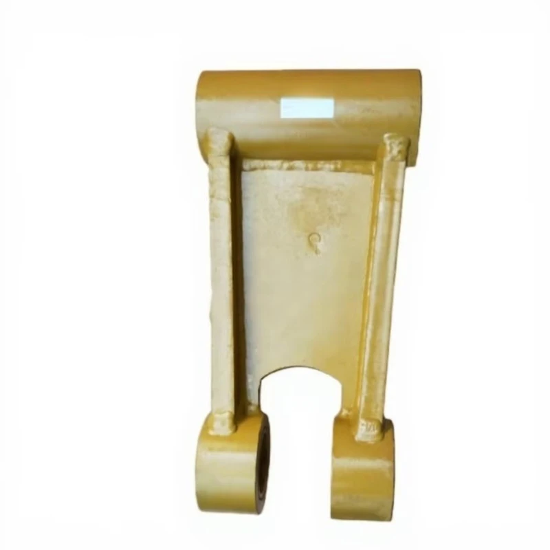Mini excavator bucket shaft H-shaped connecting rod arm connection