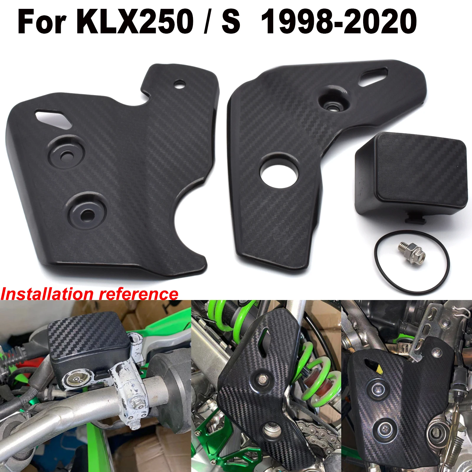 

Frame Guard Protector Covers For Kawasaki KLX250 KLX250S EFI D-TRACKER / X 1993-2016 2017 2018 2019 2020