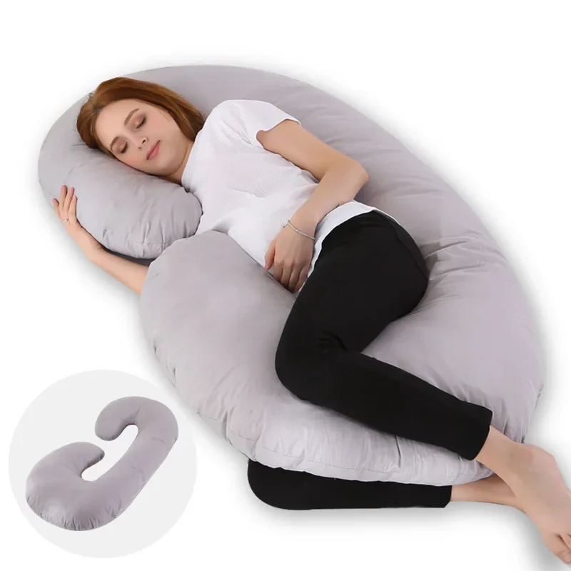 U Shaped Pregnancy Pillow - Full Pregnancy Pillow - Maternity Body Pillow for Pregnant - for Side Sleeping and Back Pain Relief