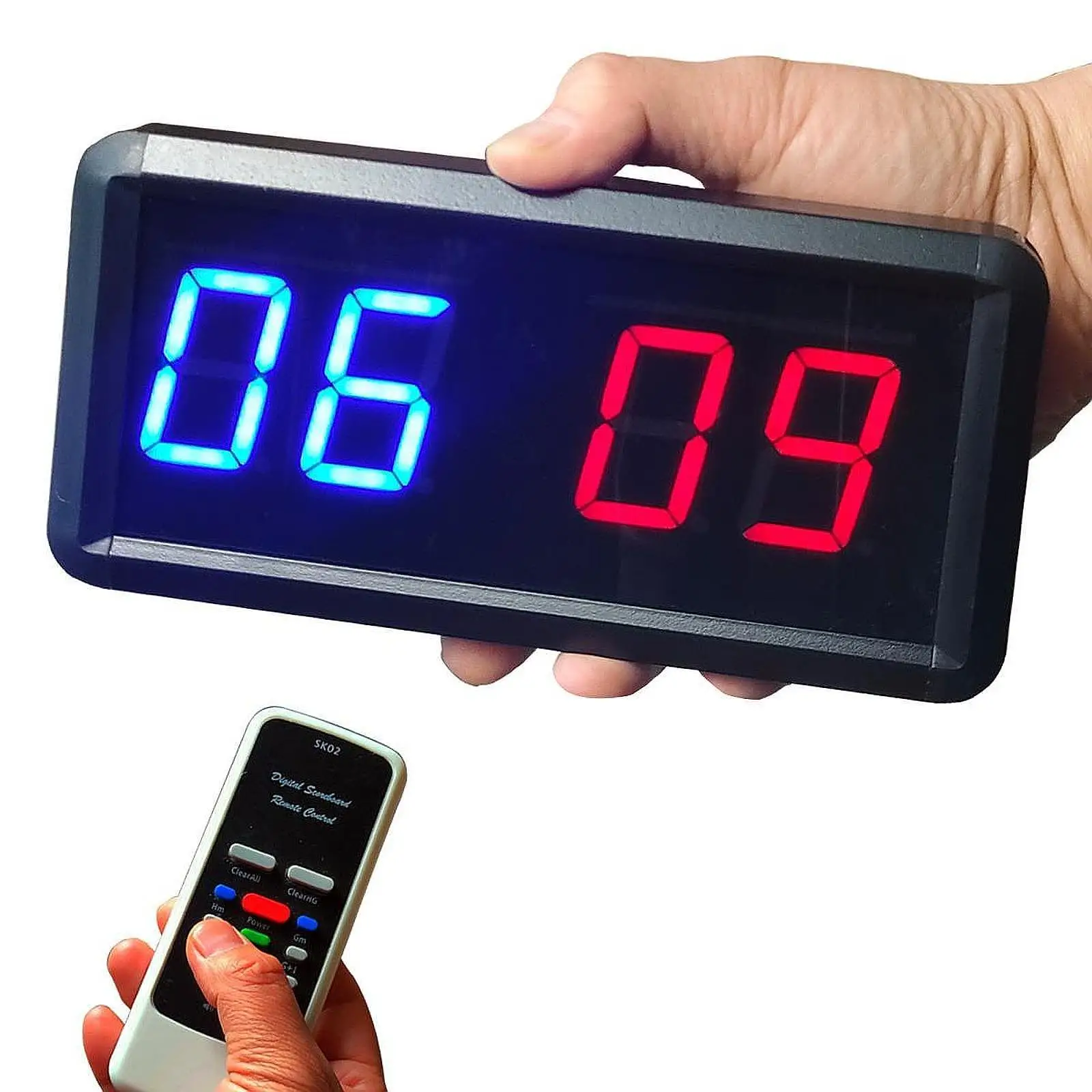 

LED Electronic Scoreboard Digital Score Board for Indoor Games Home Football