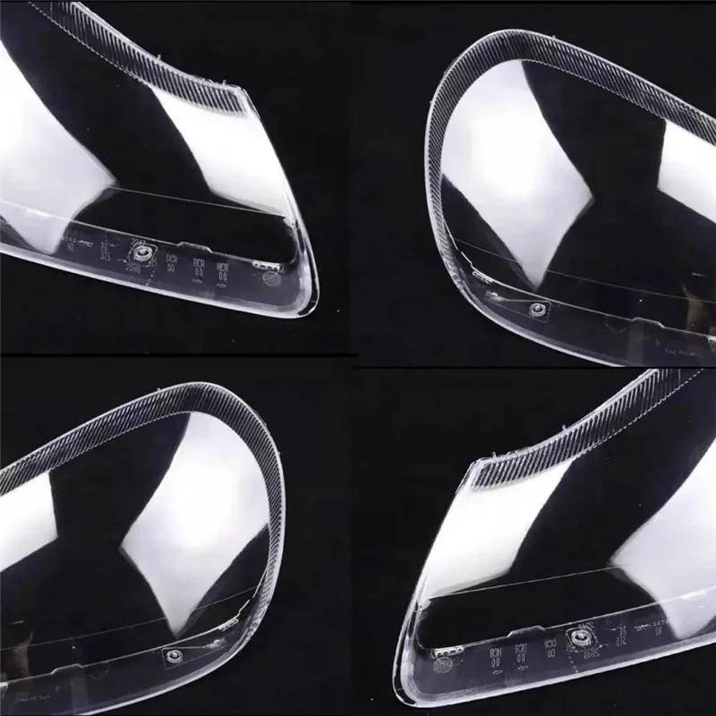 -BABQ Front Head Light Lamp Shell Cover Transparent Lampshades For Porsche Cayenne 2007-2010 Head Light Lamp Lampshade