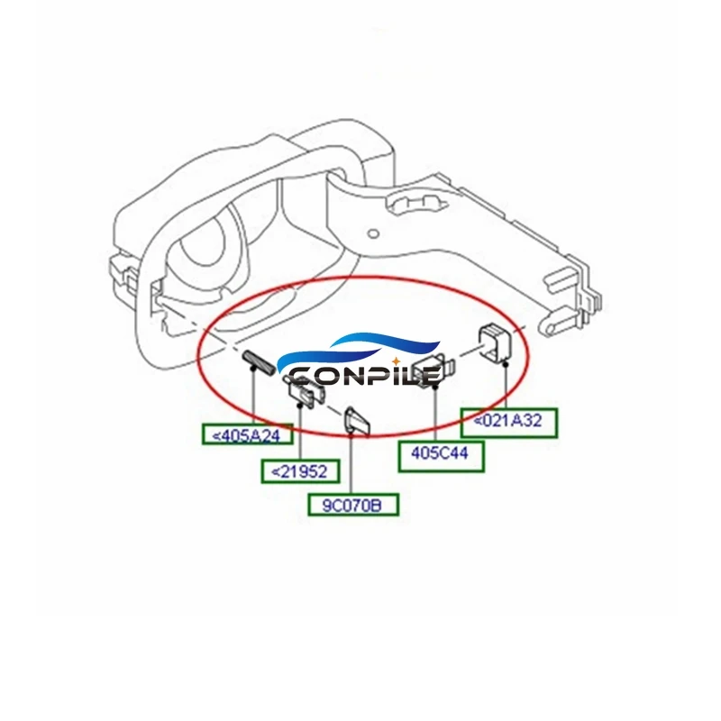 For Land Rover Range Rover Discovery 3 4 Outer Fuel Tank Cover Lock Buckle - Image 5